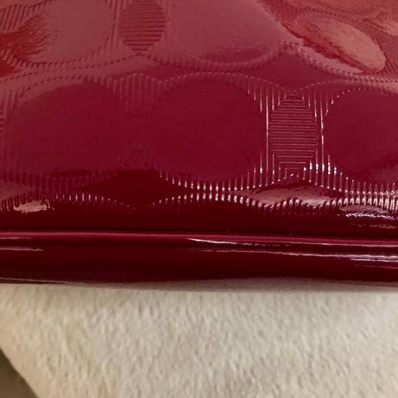 Coach Patent Leather Monogrammed “C” Tote Bag - Picture 9 of 12